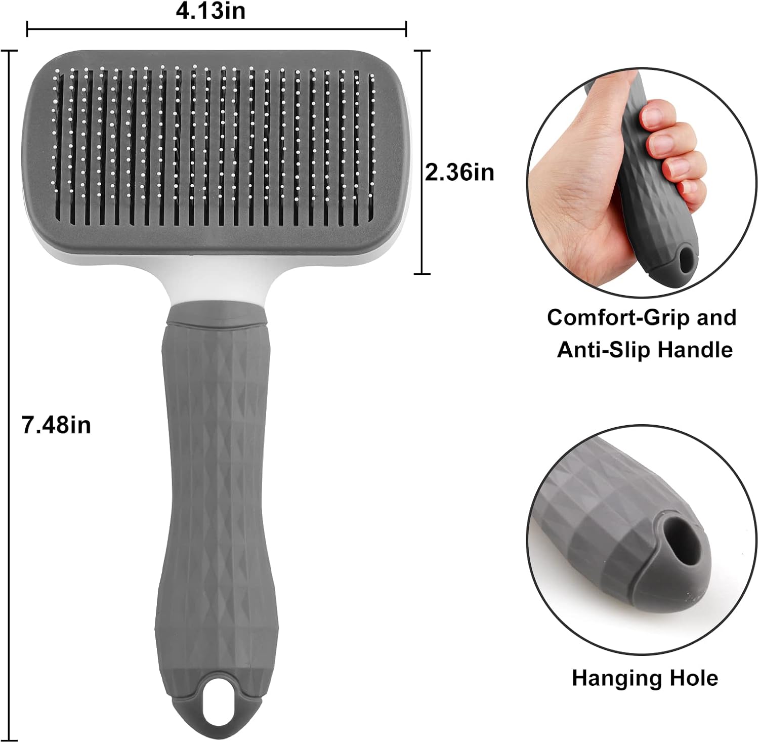 Pet Brush, Cat/Dog Grooming Comb