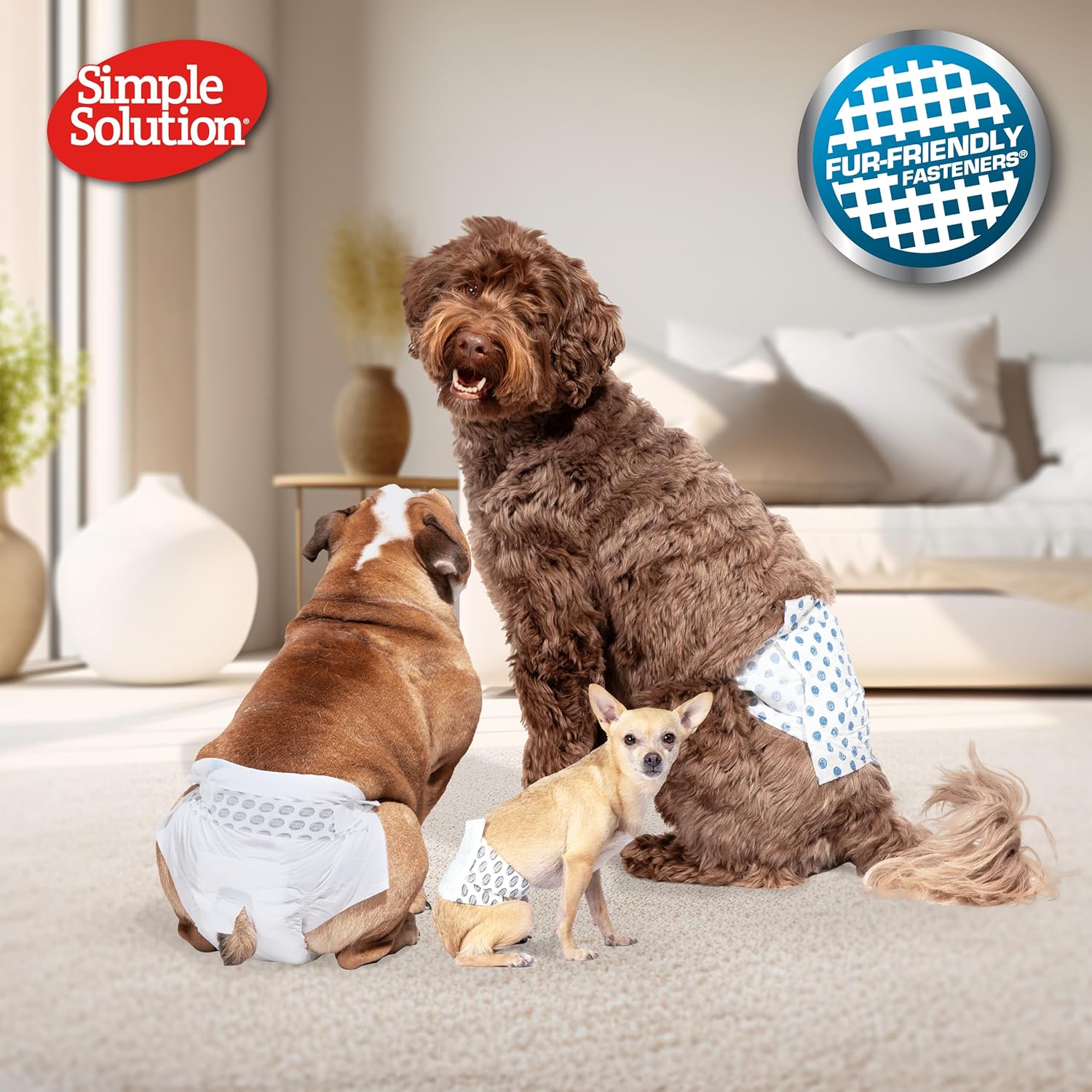 Disposable Dog Diapers for Female Dogs, 12 pack